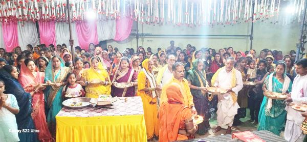 अखंड नवधा रामायण में  शामिल हुईं विधायक