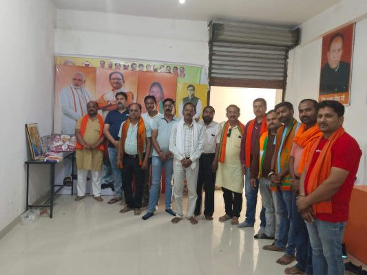 भाजपा का स्थापना दिवस हर्ष व उत्साह के साथ मनाया 