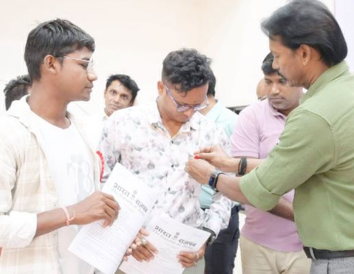 शत प्रतिशत मतदान के लिए किया जागरूक