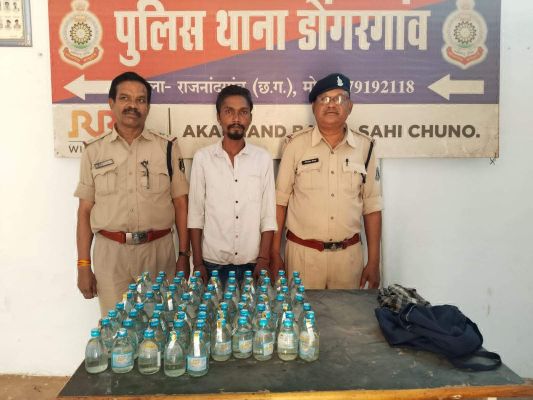 शराब तस्करी, आरोपी पकड़ाया