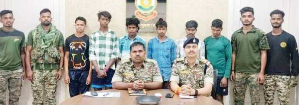  6 नक्सली गिरफ्तार, भारी मात्रा में विस्फोटक सामान बरामद