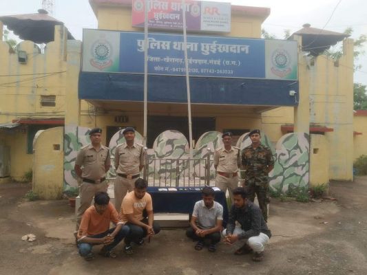 10 लाख की सट्टा-पट्टी संग  4 आरोपी गिरफ्तार