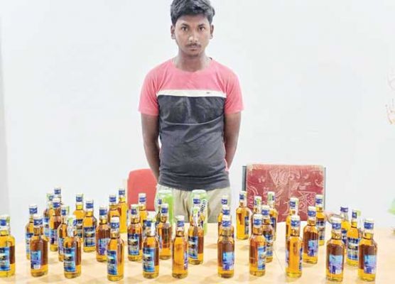  शराब तस्कर गिरफ्तार