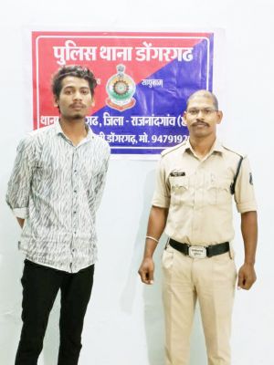 चाकू संग युवक पकड़ाया