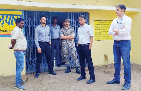 अति संवेदनशील मतदान केंद्रों का जायजा
