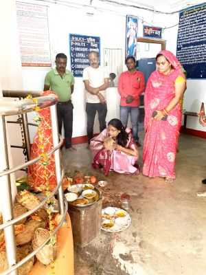 नवरात्र पर विधायक ने क्षेत्र की खुशहाली के लिए की कामना