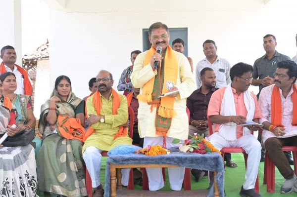 बघेल को नांदगांव क्षेत्र में वोट मांगने  का नैतिक अधिकार नहीं- पांडे