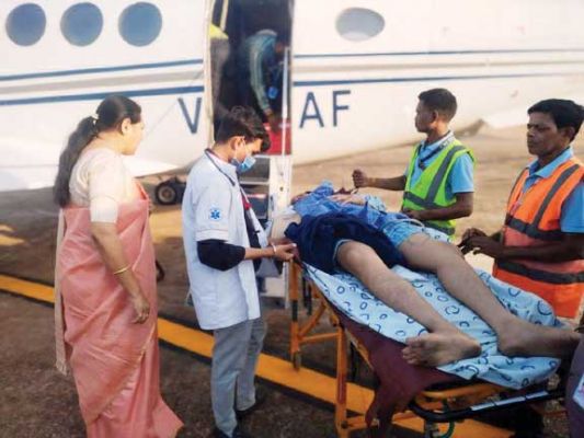 बेहतर उपचार के लिए तमिलनाडु पहुंचे अमन मंडावी