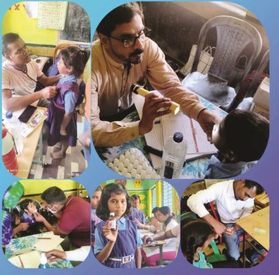 पीएम प्राथमिक शाला लवाकेरा में स्वास्थ्य शिविर