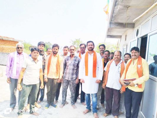 विक्रांत का सघन जनसंपर्क