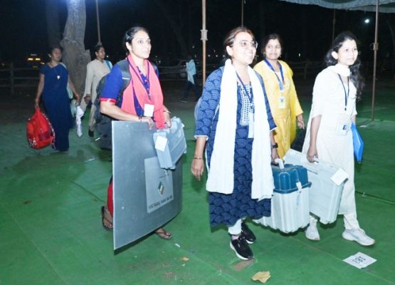गरियाबंद में 81.19 फीसदी मतदान, मतदान दलों की वापसी
