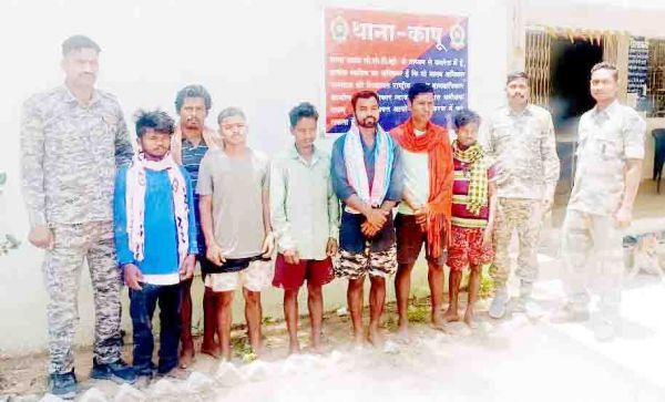 पशुक्रूरता: 7 आरोपी गिरफ्तार