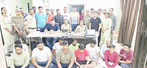 कुख्यात खाईवाल पप्पू बरेठ सहित 12 सटोरिये गिरफ्तार, साढ़े 13 लाख जब्त