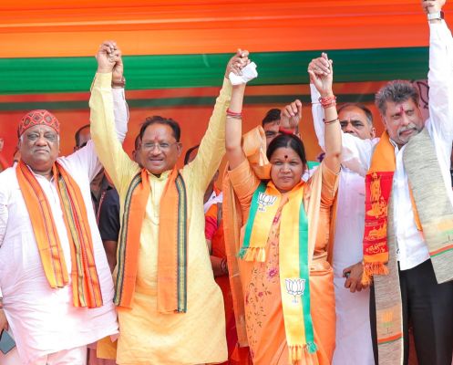 सीएम साय ने तीन लोकसभाओं में ली सभा