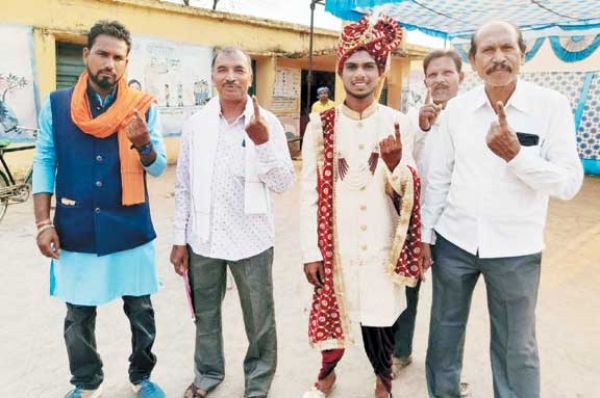 पहले मतदान फिर बारात