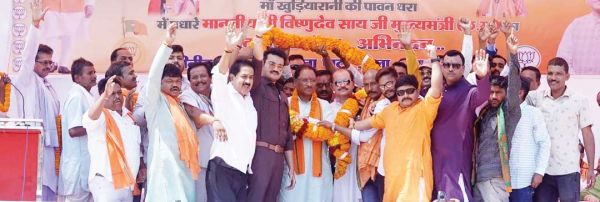 छत्तीसगढ़ में शराब के पैसे से पांच साल चली कांग्रेस पार्टी- विष्णु देव 