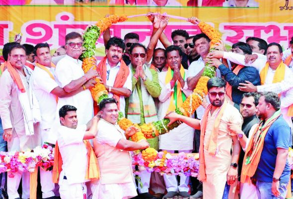 भूपेश ने गरीबों का आवास रोका, हमारी सरकार सांय-सांय बनवाएगी-विष्णु देव साय 