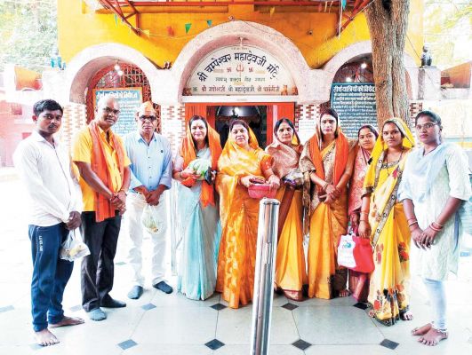 बृजमोहन के जन्मदिन पर चम्पेश्वर महादेव में जलाभिषेक