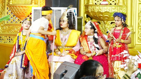 हवन के साथ भागवत कथा का समापन