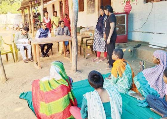 शांति फाउण्डेशन पुनर्वास केन्द्र का  निरीक्षण