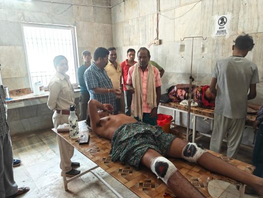 तेंदूपत्ता तोडऩे गए 2 ग्रामीणों पर भालू का हमला, जख्मी
