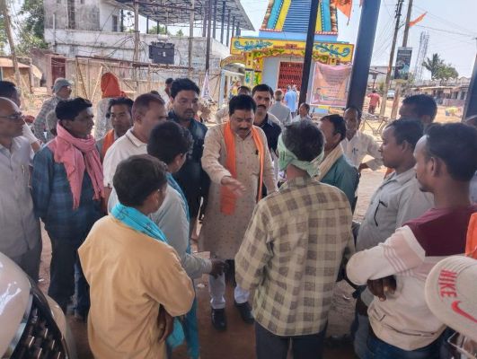 चुनाव प्रचार के अंतिम दिन विधायक इंद्र कुमार ने किया प्रचार