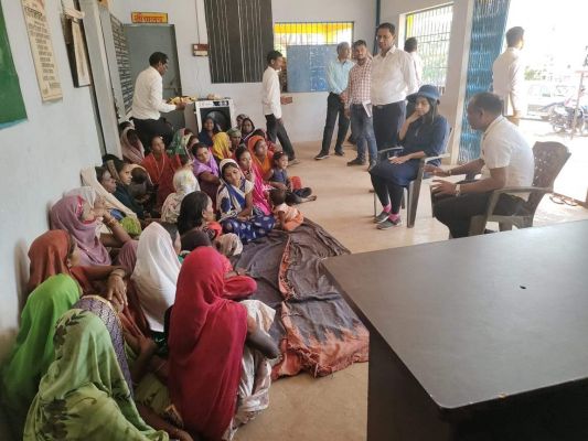 जिपं सीईओ ने किया जिले के विभिन्न ग्रामों का दौरा