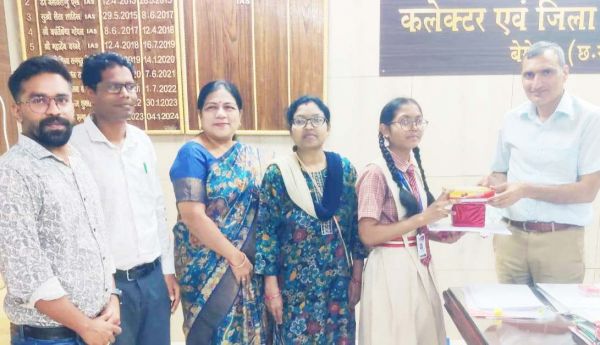 दसवीं में श्रेजल का प्रावीण्य सूची में नौंवा स्थान