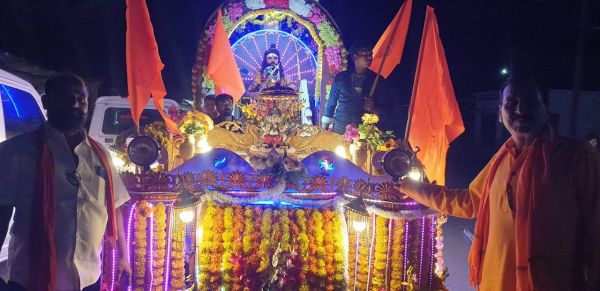  भगवान परशुराम जयंती पर निकाली रैली 