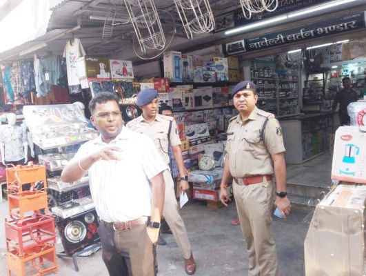 यातायात जाम से निपटने अफसरों ने किया निरीक्षण