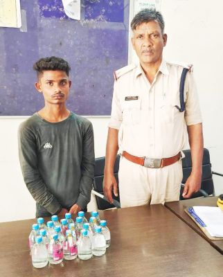 अवैध रूप से शराब बिक्री, आरोपी गिरफ्तार