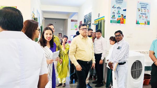 एडिशनल मिशन डायरेक्टर नीति आयोग दिल्ली शेखर ने किया दौरा