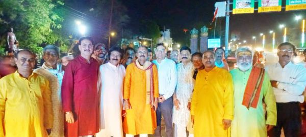 भगवान परशुराम जयंती पर निकाली शोभायात्रा
