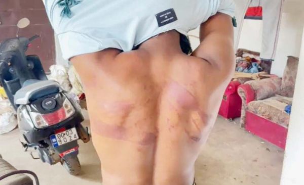 गलत साइड जाने से मना करने पर दबंगई