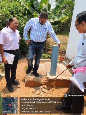 पीएचई विभाग के सचिव ने प्रगतिरत जल जीवन मिशन के कार्यों का किया निरीक्षण 