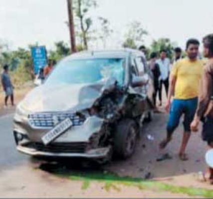 कार-बाइक में भिड़ंत, युवक की मौत