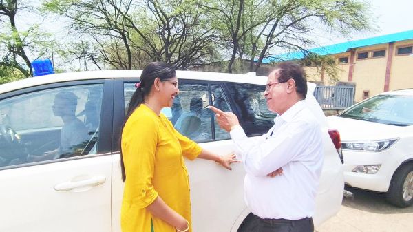 मतगणना की तैयारी का जायजा लेने पहुंची कंगाले