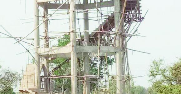 जल जीवन मिशन का पानी टंकी निर्माण 5 महीने से बंद
