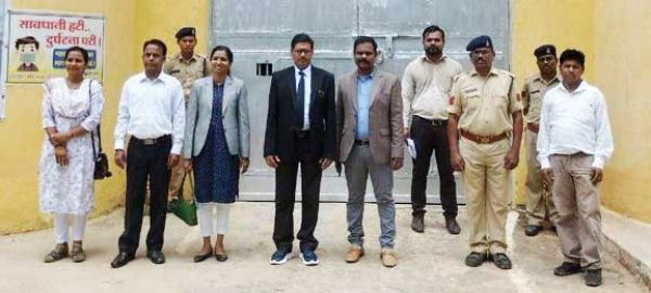 उप जेल नारायणपुर का निरीक्षण, विधिक साक्षरता शिविर भी