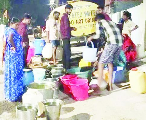 पाइप लाइन क्षतिग्रस्त, लेदरी में गहराया पेजयल संकट