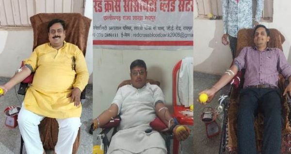 नवापारा सोशल ग्रुप द्वारा रक्तदान शिविर, 111 यूनिट रक्त संग्रहित