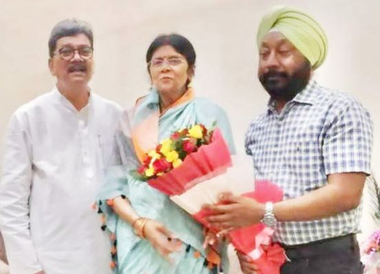 ज्योत्सना महंत को सांसद निर्वाचित  होने पर हरमीत होरा ने दी बधाई