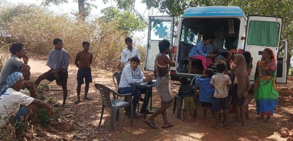 विशेष पिछड़ी जनजाति क्षेत्रों में स्वास्थ्य शिविर