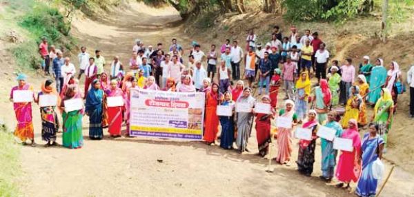 मजदूरों ने मनाया रोजगार दिवस