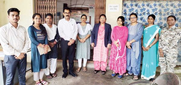  सखी वन स्टॉप सेन्टर का निरीक्षण