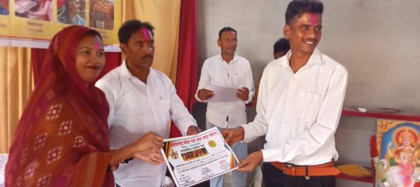 छग प्रदेश राव-भट्ट समाज के सामाजिक वर्षगांठ कार्यक्रम गजेंद्र भट्ट हुए सम्मानित