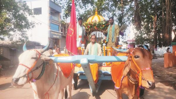 सत्यनारायण महाप्रभु की मूर्ति की स्थापना की 75वीं वर्षगांठ धूमधाम से मनी