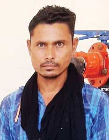 एक लाख का ईनामी नक्सली गिरफ्तार