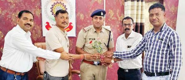 नए टीआई का स्वागत
