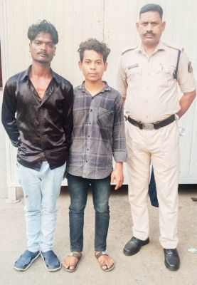 कोल्ड ड्रिंक गोदाम का ताला तोडक़र चोरी, 2 गिरफ्तार